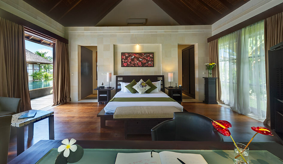 Villa Mandalay - Right side sleeping pavillion, first guest bedroom